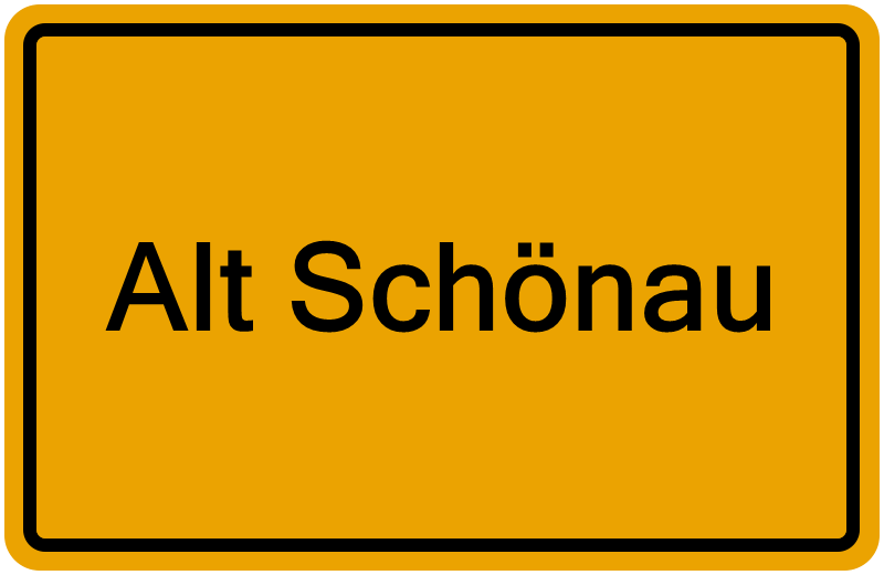 Handelsregisterauszug Alt Schönau